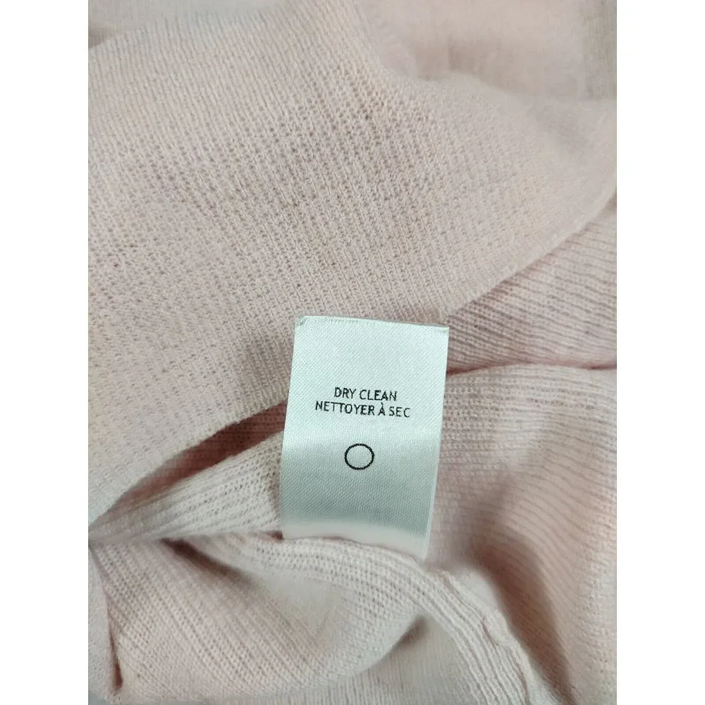A.L.C. Womens Sweater Small Pink Merino Wool Minimalist‎ Basic Simple Minimal
